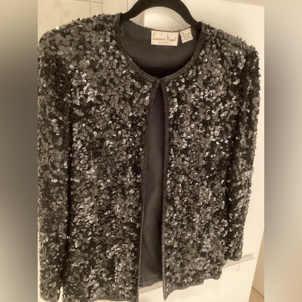 Laurence Kazar New York sequin jacket.